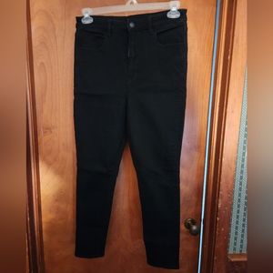 American Eagle (AE) Highest Rise Black Skinny Jeggings - size 12